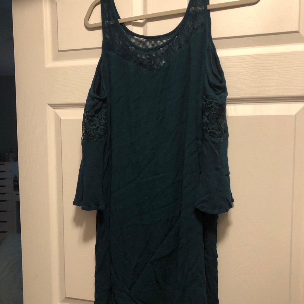 Cato dress dark green